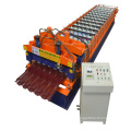 high performance certified glazed color steel floor roof tile roll making forming machine for best price